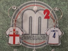 n°1 portachiavi maglia Inter CENTENARIO Javier ZANETTI 4 pupi ever