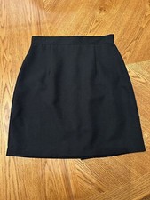 Alist By Wrapper Black Skirt With Back Slit
