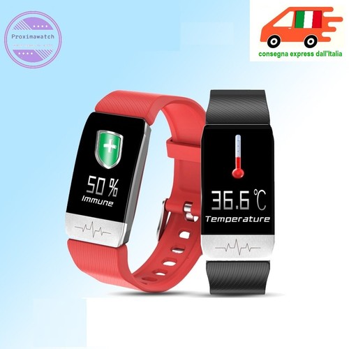 Smartwatch termometro saturimetro pulsazioni cardio pressione sangue  contapassi | eBay