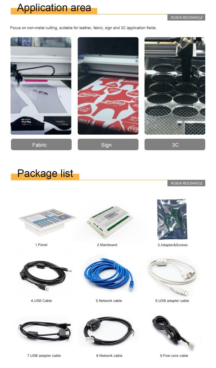 Ruida RDC6445GZ Co2 Laser DSP Controller System for Cutting Ruida RDC6445GZ Co2 Laser DSP Controller System for Cutting