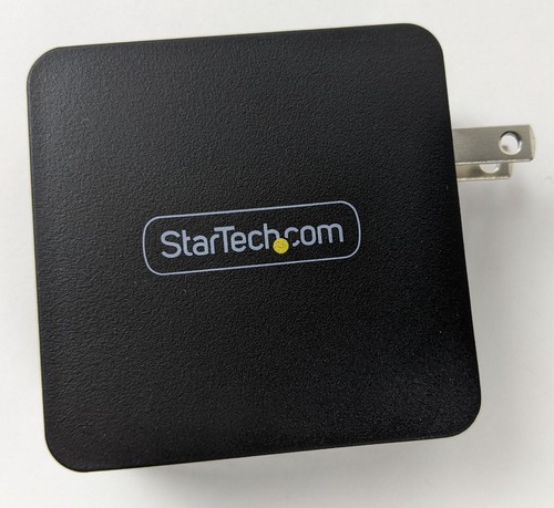 StarTech WCH1CBK 60W Chargeur Mural USB-C Adaptateur Secteur avec Câble 6ft Pliable NEUF - Photo 4 sur 7