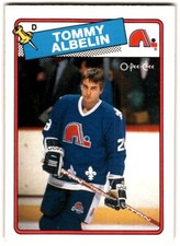 1988-89 O-Pee-Chee Tommy Albelin Rookie #210 Quebec Nordiques
