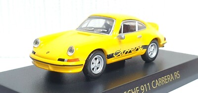1/64 Kyosho PORSCHE 911 CARRERA RS YELLOW 1973 diecast car model