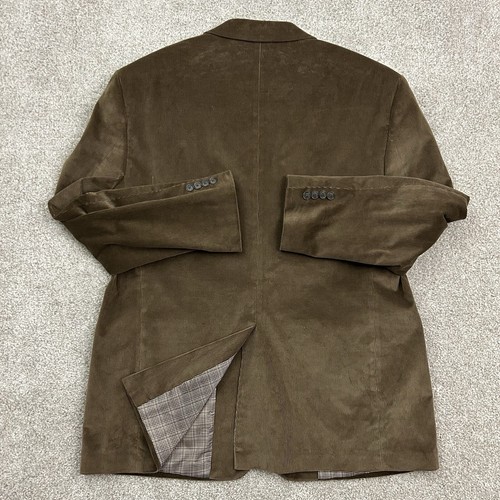Saddlebred Brown Corduroy Blazer Sport Coat Jacket Men’s Size 46R READ - Picture 3 of 15