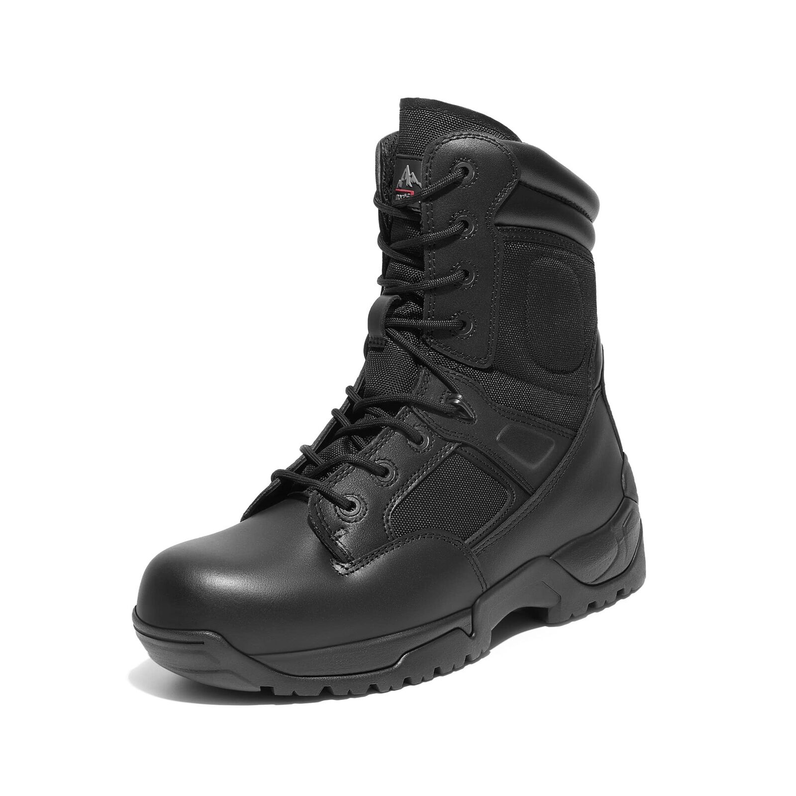 NORTIV 8 Men's Safety Steel Toe Work Boots Industrial Anti-Slip Tactical Boots