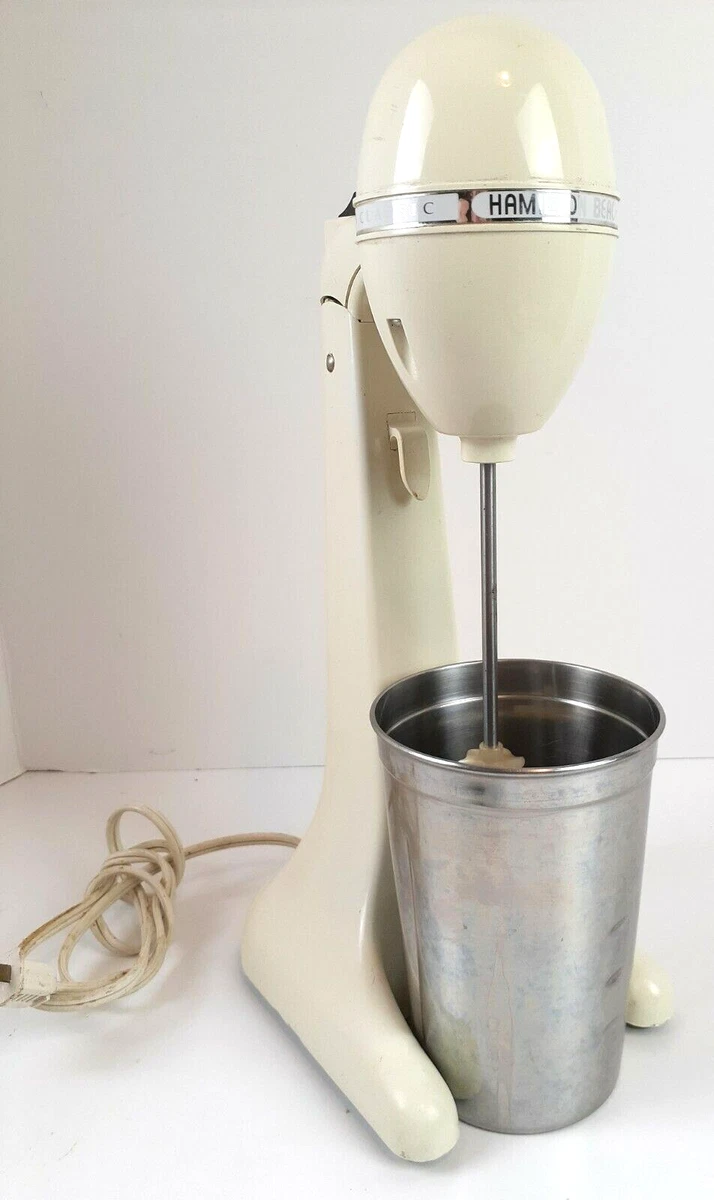 Vintage Hamilton Beach Scovill Drink Master Milk Shake Mixer 727 Stainless  Cup