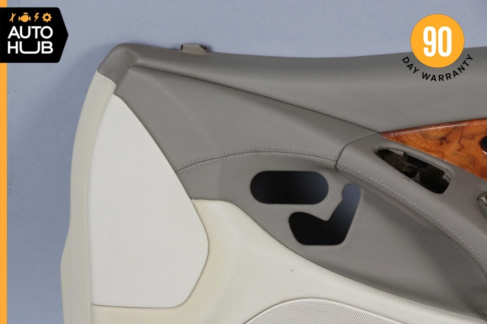 09-12 Mercedes R230 SL550 Panel de puerta interior lado del pasajero derecho beige OEM 79k Foto 3 de 4