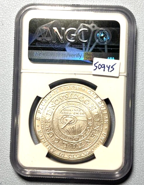 2006-P $1 Benjamin Franklin Founding Father Commemorative Dollar NGC MS69 - Image 2 of 2