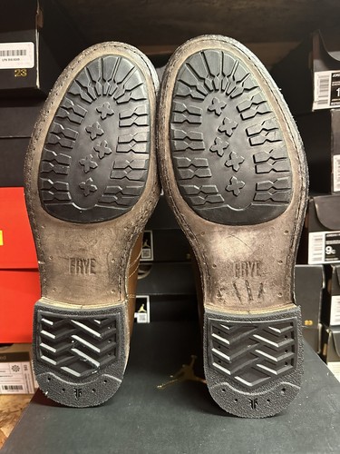 Frye Lace-Up Leather Boot Casual High Brown Men Size 9 - Picture 6 of 7