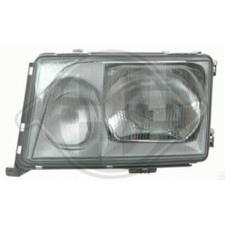 1x Diederichs Hauptscheinwerfer H3 H4 Links passend für Mercedes E-Klasse W124