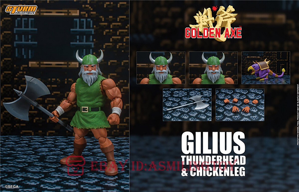 1/12 Storm Toys SGGX04 Gloden Axe Gilius Thunderhead Action Figure