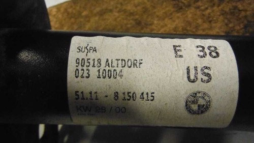 DRIVER LEFT BUMPER SHOCK FRONT FITS 95-01 BMW 740i 315544 - Picture 2 of 12