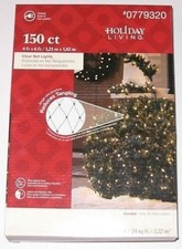 Holiday Living 150ct Clear Net Lights 4ft x 6ft Brand New in Box