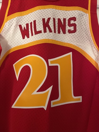 Dominique Wilkins Atlanta Hawks Mitchell & Ness Hardwood Swingman Jersey L - Picture 11 of 11