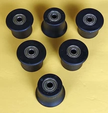 6 ROLLING SEAT TROLLY WHEELS for BOWFLEX .MOTIVATOR2/SPORT..NEW