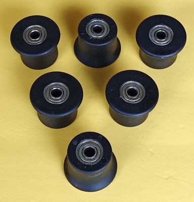 6 ROLLING SEAT TROLLY WHEELS for BOWFLEX .PR1000/ULTIMATE 2..NEW