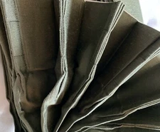 JCP HOME SUPREME PP  CURTAIN PANEL PAIR 125"X 84 L  DARK FOREST  GREEN NEW $340