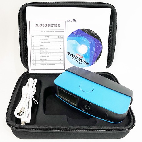 Tri-Angle Glossmeter 20° 60° 85° Repeatability ±0.2GU/±0.2%GU With USB Cable - Picture 11 of 12