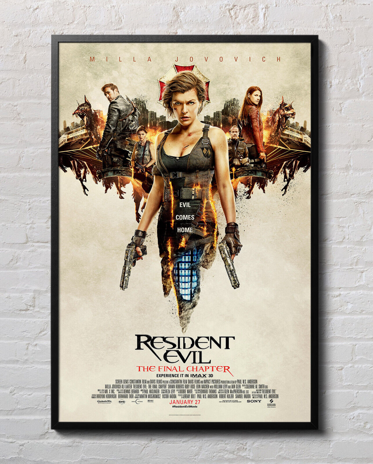 Resident Evil: The Final Chapter - Nova imagem e poster