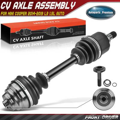Front Driver Left CV Axle Assembly for Mini Cooper 2014 2015-2019 L3 1.5L Auto