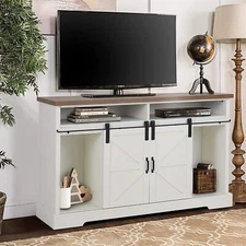 TV Stand for 55 inch TV Entertainment Center Media Console with Storage Cabinets