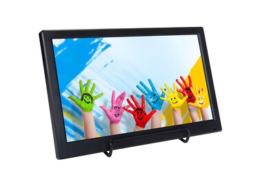 US Stk 12'' Portable 1920*1080 HDMI LCD Monitor for Laptop,TV W/speaker& Remote