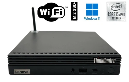 Lenovo ThinkCentre M80q Gen 2, i5-10500T, 8/16/32GB RAM, 256/512GB SSD, WLAN