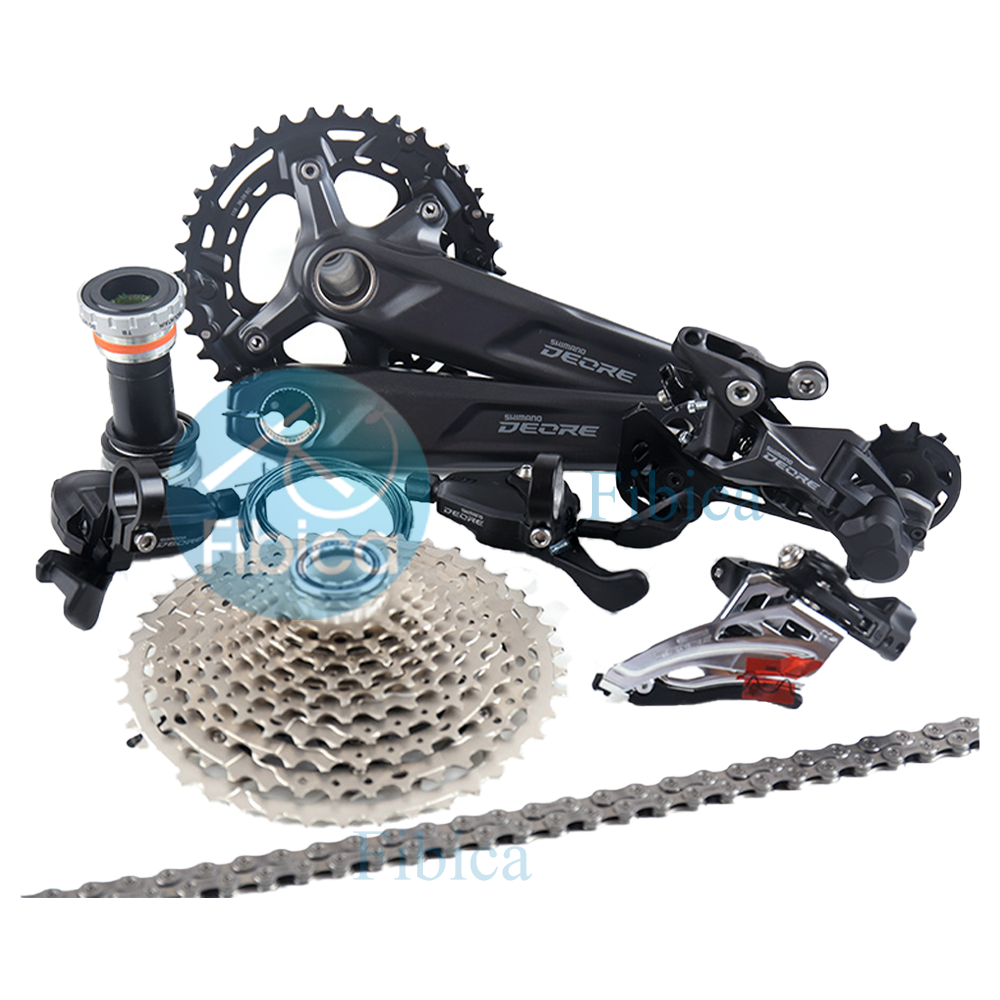 NEW SHIMANO DEORE M5100 2X11-SPEED Mountain MTB Groupset NEW SHIMANO DEORE M5100 2X11-SPEED Mountain MTB Groupset
