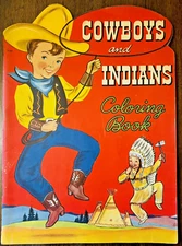 1949 Cowboys and Indians Coloring Book Whitman Publishing Co.