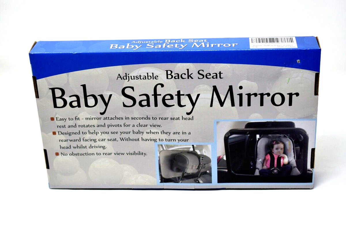 BABY CAR MIRROR, Rear Facing Car Seat Mirror INFANT/NEW BORN SAFETY  SHATTERPROOF