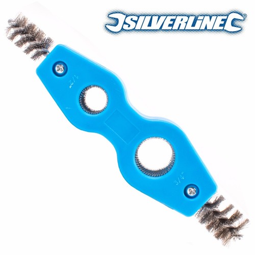 SILVERLINE PIPE CLEANER & DEBURRER 15mm/22mm Copper/Metal Tube Deburr