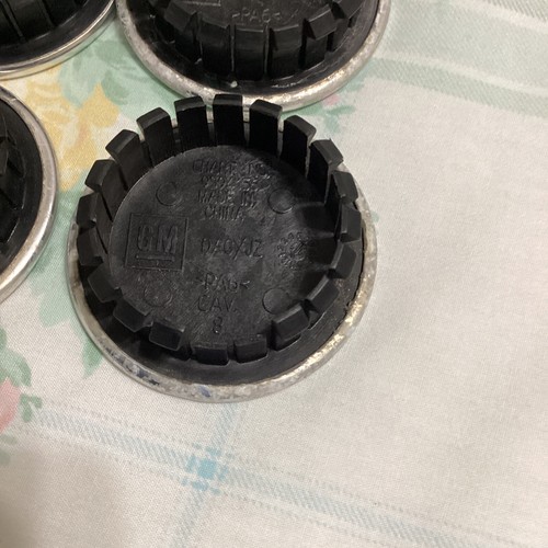 OEM Chevrolet Wheel Center Hub Cap Brushed 2-5/16" 9593169 9594156 9595157 4pcs - Picture 6 of 8