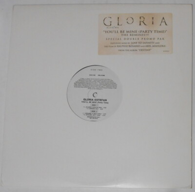 Gloria Estefan - You'll Be Mine  mixes - 1996 U.S. promo double 12'' EP vinyl