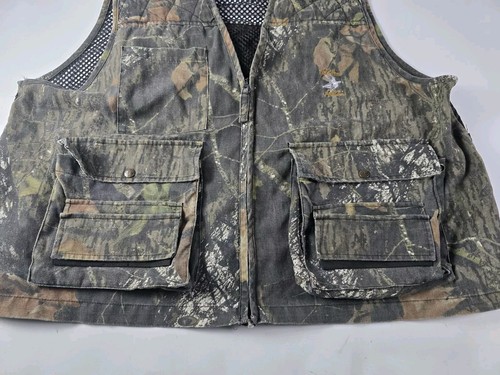 Quail Unlimited Dove Hunter Camo Vest Men’s Size XXL Mossy Oak Hunting Game - Picture 4 of 10