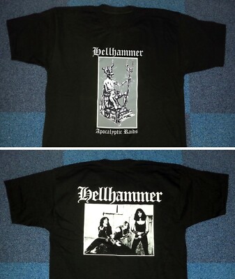 HELLHAMMER - Apocalyptic Raids SHIRT ++ RAR ++ Celtic Frost Venom Sodom Death