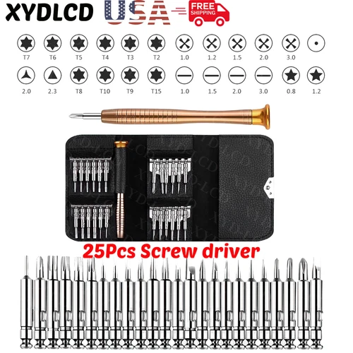 for Macbook Air, Macbook Pro Repair Tool Kit 1.2mm Pentalobe Screwdriver 25X/Set
