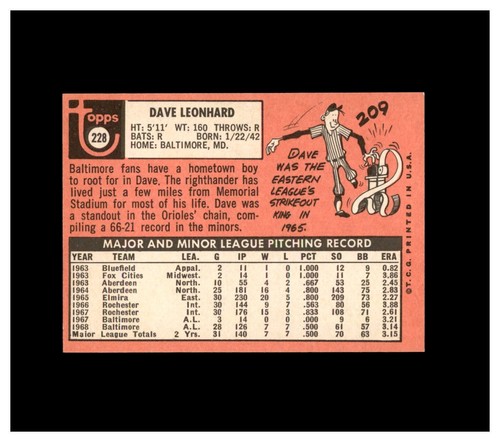 1969 Topps Baseball:  Choose Your Card (#10 to #369) FREE SHIPPING! - Picture 165 of 355