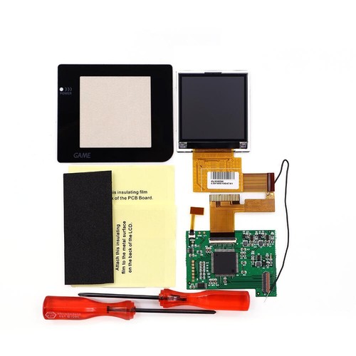 GameBoy Pocket LCD Backlight Screeb W/UV Print Shell 5 Levels Brightness - Picture 17 of 17