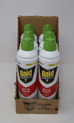 Box of 6 - Raid Essentials Ant & Roach Killer 28 Spray, 10 Oz