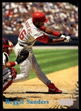 Reggie Sanders 1998 Stadium Club #71 Reds MLB READ FREE SHIPPING AutographDen