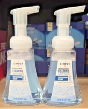 Simply Antibacterial Foaming Refreshing Scent Hand Wash 7.5fl oz (2 Bottles)