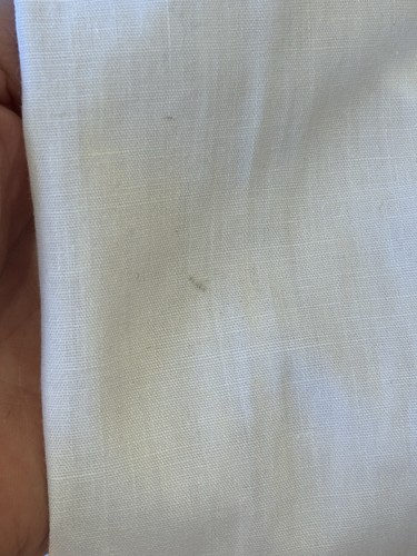 Vintage 70s Growing Girl Perma Press Button Front White Shirt Red Buttons SZ 10 - Picture 9 of 10