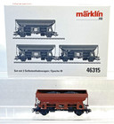 Marklin 46315 HO NS "Side Dump" 3-Car Set, w/Coal Load, Factory Weathred NIB OVP — photo 2
