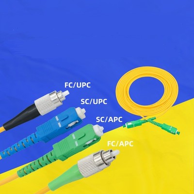 1~40M SC LC FC ST UPC APC Fiber Optic Patch Cord Simplex SM Fiber Optic ...