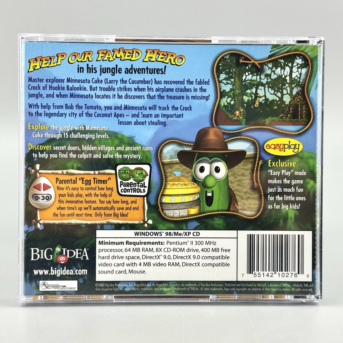 VeggieTales: Minnesota Cuke and the Coconut Apes (PC, 2003) CIB