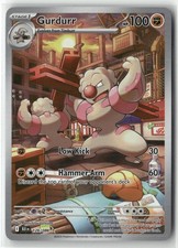 Gurdurr 126/086 Holo Illustration Rare Black Bolt Pokemon NM