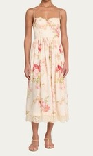 zimmermann ROSELIGHT PICNIC MIDI DRESS $ 995 Size 3