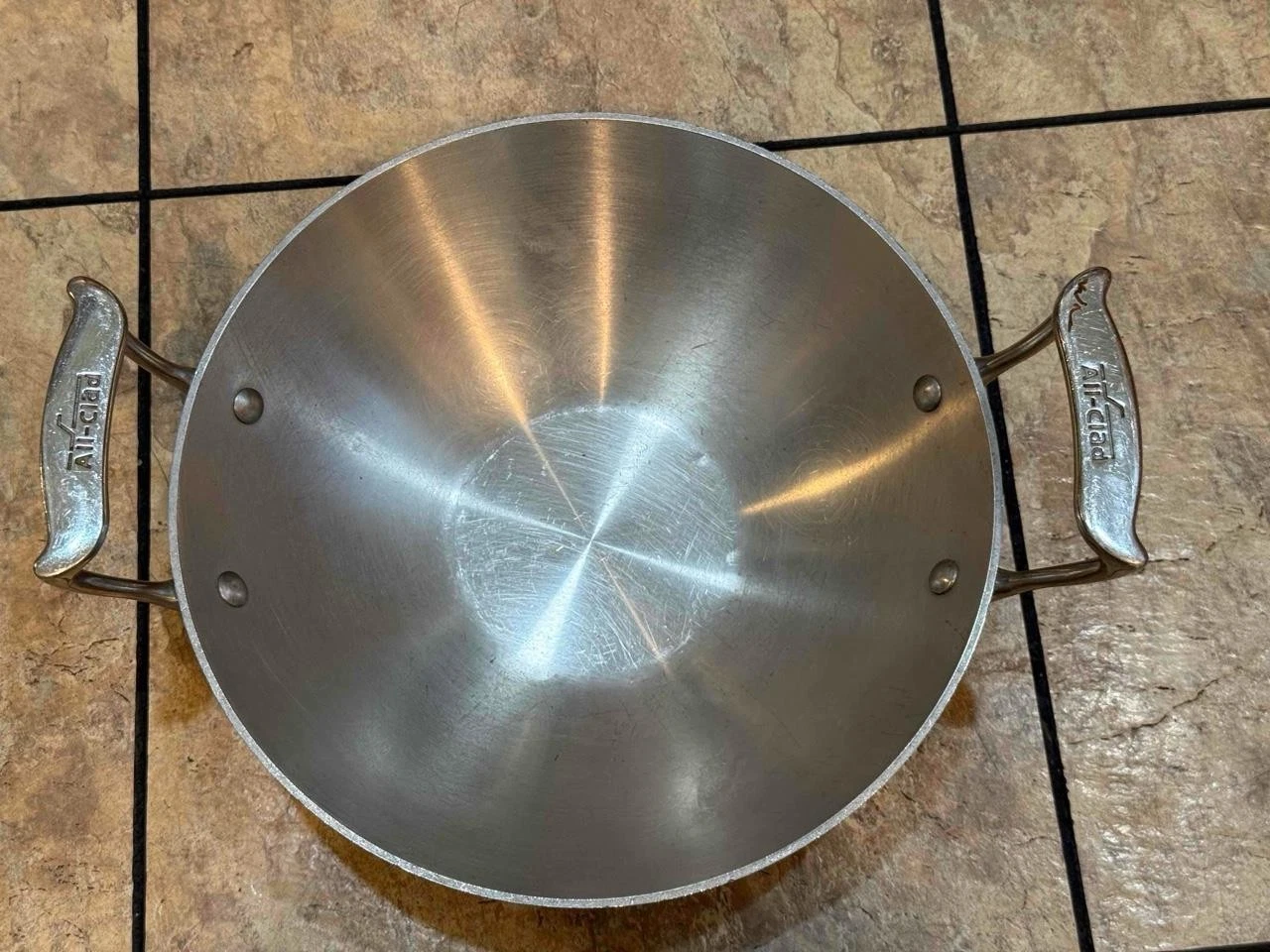 All Clad Stainless Steel Double Handle Wok Style Chefs Pan 10 Inch
Opens in a new window or tab