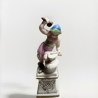 1946+ Hammer/Anvil/Horseshoe/Arrow Blacksmith Muscular Cherub Occupied Japan