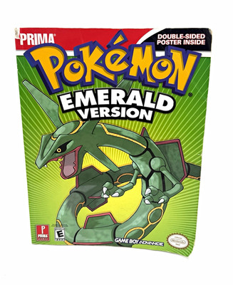 Prima Games Pokemon Emerald Version Strategy Guide 2005 no poster 